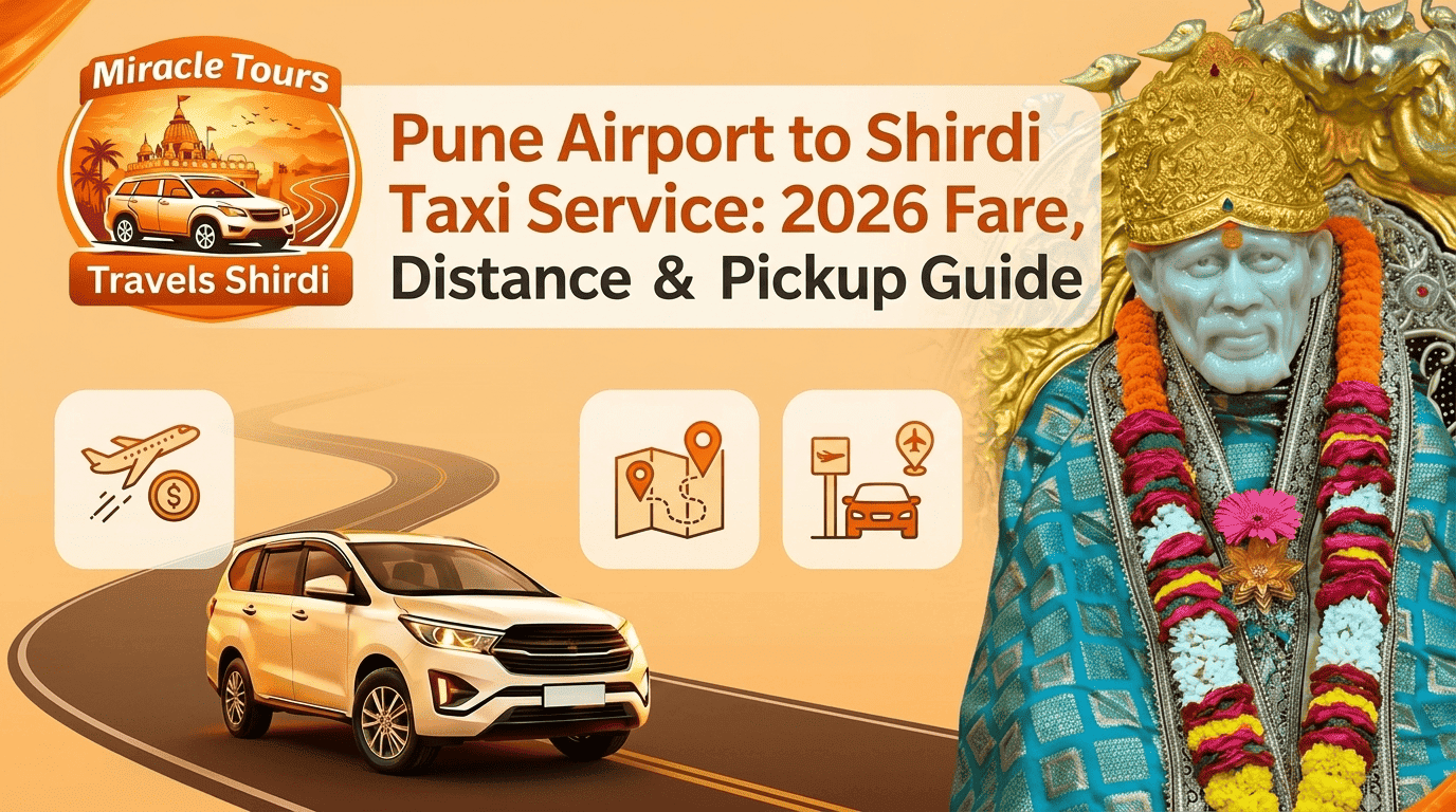 Shirdi to Pune Cab Service — Sai Miracle Tours 2026